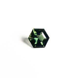 Green hexagon sapphire