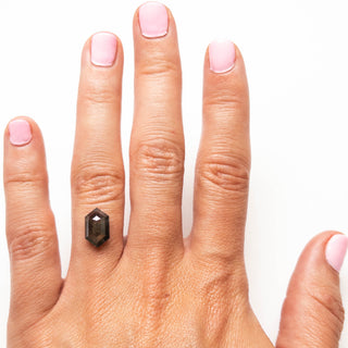 Black hexagon diamond