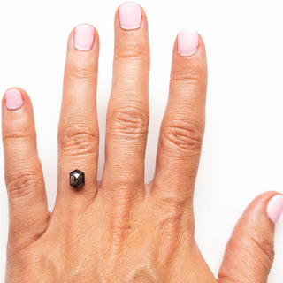 Black speckled diamond