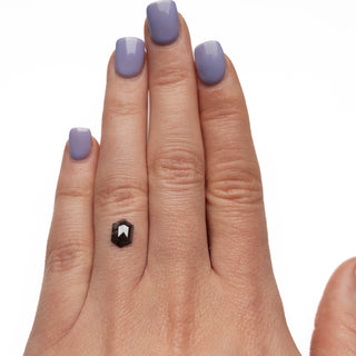 Black hexagon diamond
