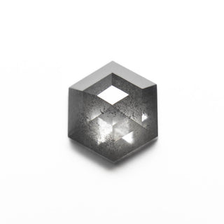 Salt and pepper hexagon diamond