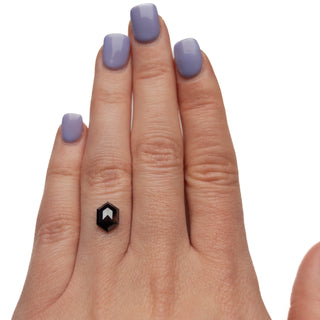Black hexagon diamond