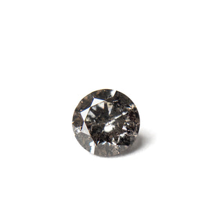 .97 Carat Salt and Pepper Brilliant Cut Round Diamond
