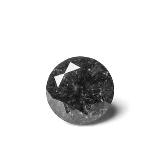 Black round diamond