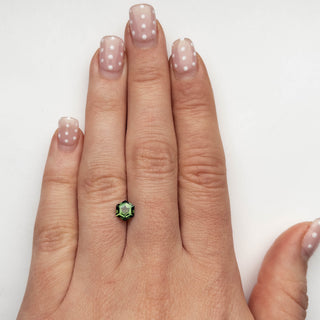 Green sapphire