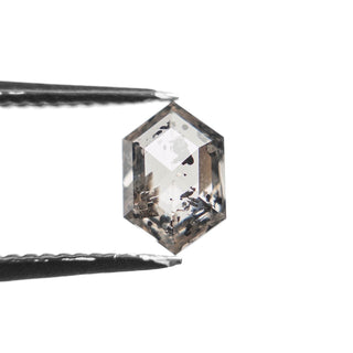 Black speckled hexagon diamond