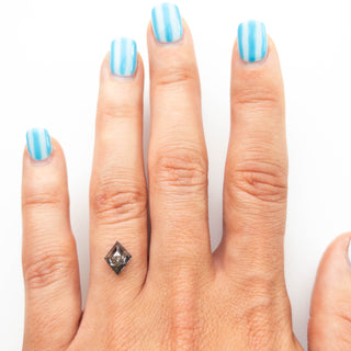 Black speckled diamond