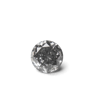 Round salt and pepper diamond