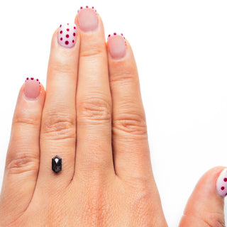 Salt and pepper hexagon diamond
