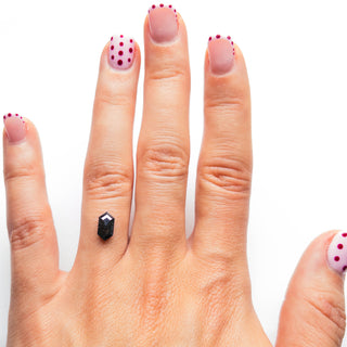 Black hexagon diamond