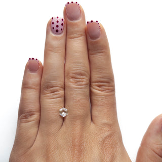 Clear hexagon diamond