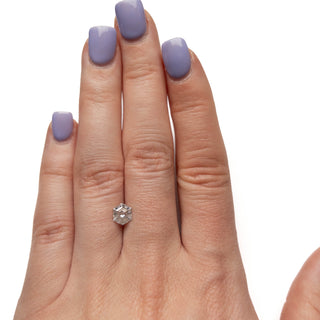 White hexagon diamond