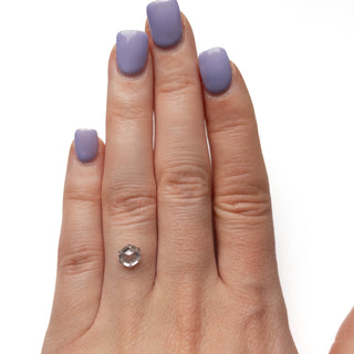 White hexagon diamond