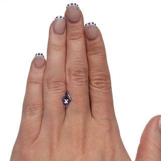Lozenge sapphire