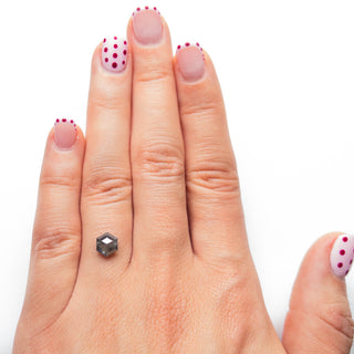 Black hexagon diamond