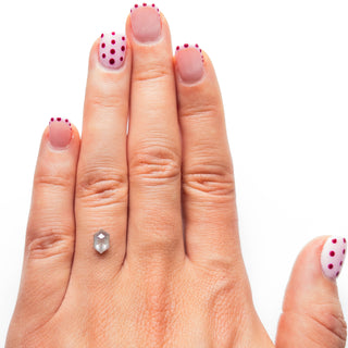 Clear hexagon diamond