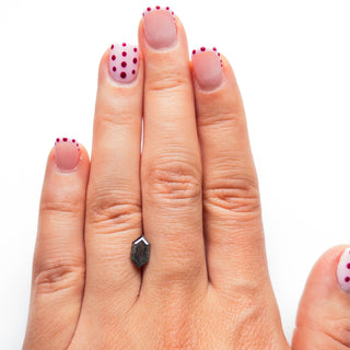 Black hexagon diamond