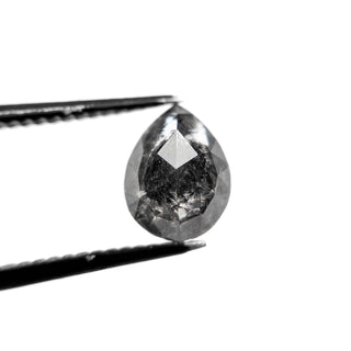 Salt and pepper pear diamond