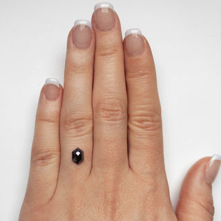 Black hexagon diamond