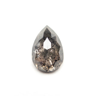 Salt and pepper pear diamond
