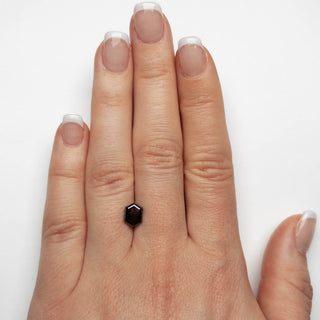 Black hexagon diamond