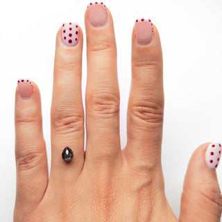 Black speckled diamond