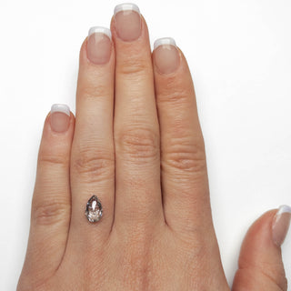 Icy white salt and pepper diamond