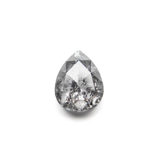 Salt and pepper pear diamond