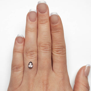 Clear pear diamond
