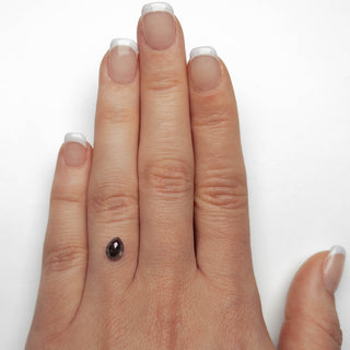 Salt and pepper pear diamond