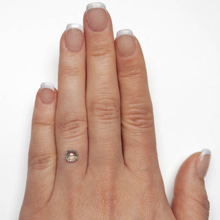 Icy white square diamond