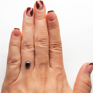 Black hexagon diamond