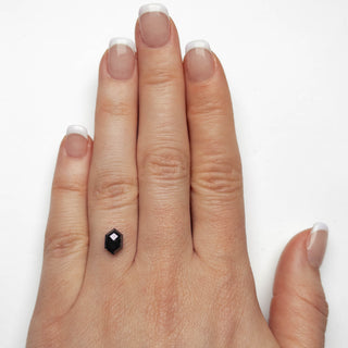 Black hexagon diamond
