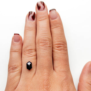 Black hexagon diamond