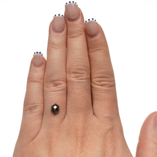 Black hexagon diamond
