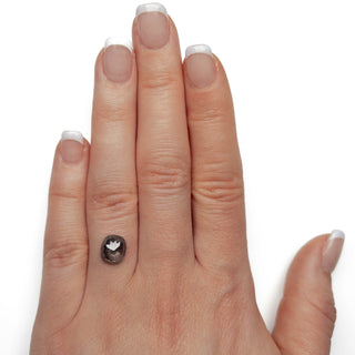 Salt and pepper cushion diamond