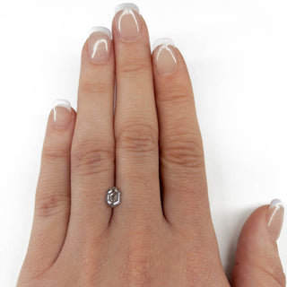 White hexagon diamond