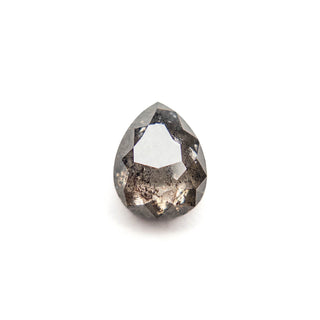 Salt and pepper pear diamond