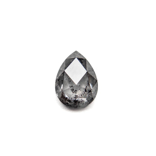 Salt and pepper pear diamond