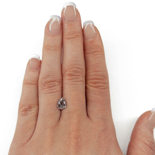 Salt and pepper pear diamond
