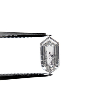 Icy white hexagon diamond