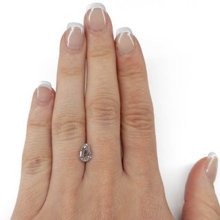Salt and pepper pear diamond