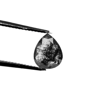 Black salt and pepper pear diamond