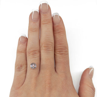 Round salt and pepper diamond