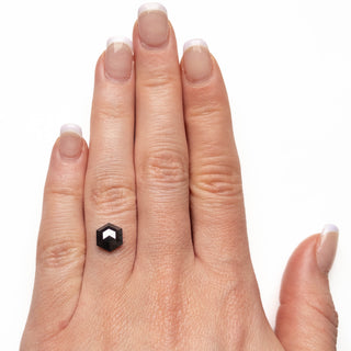 Black hexagon diamond