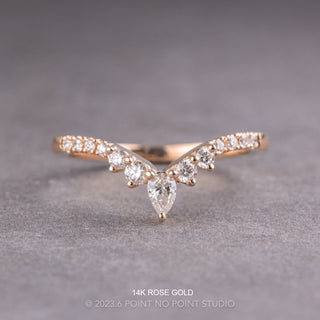 Cassiopeia Wedding Ring, 13 Diamond