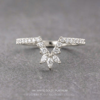 Cleopatra Wedding Ring, 21 Diamond