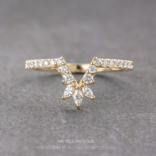 Cleopatra Wedding Ring, 21 Diamond