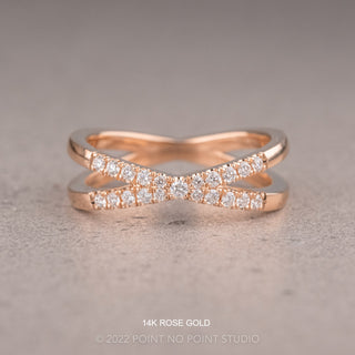 Xena Wedding Ring, 21 Diamond