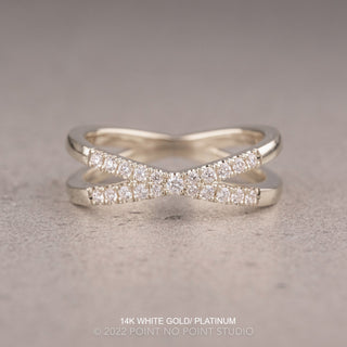 Xena Wedding Ring, 21 Diamond
